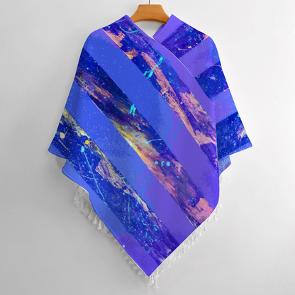 Gavin Scott Knitted Cloak with Tassels