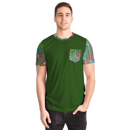 Gavin Scott Splash of Color Pocket Tee (Genderless XS-4XL)