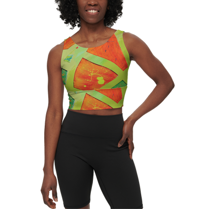 Gavin Scott Longline V-Shape-Back Sports Bra-Butter Soft Texture