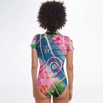 Gavin Scott Short Sleeve Festival Catsuit w/UPF 50+ Sun Protection (Femme XS-XL)