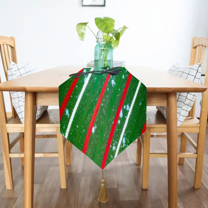 Gavin Scott Double-Sided Table Runner with Tassel Pendants