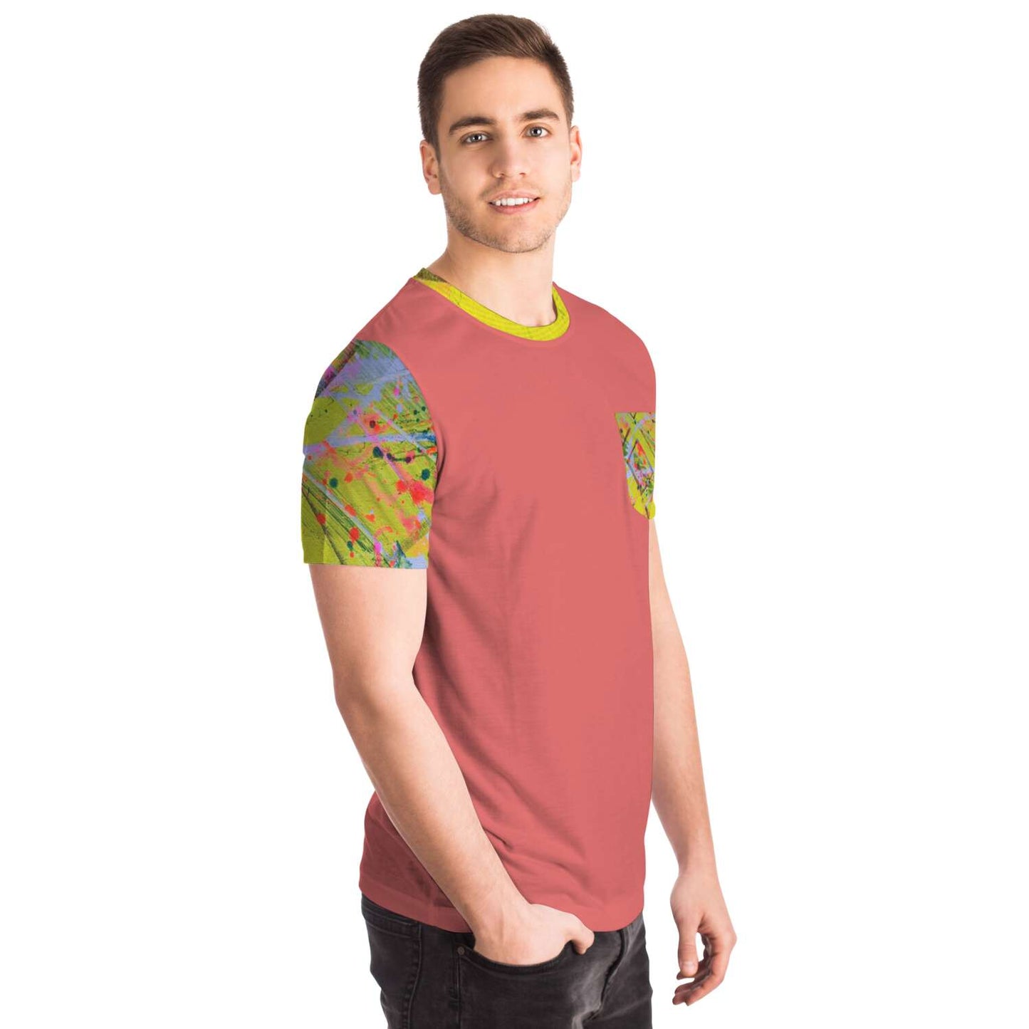 Gavin Scott Splash of Color Pocket Tee (Genderless XS-4XL)