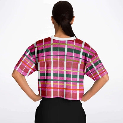 Gavin Scott Cropped Football Jersey w/White Collar (Femme XS-XL)