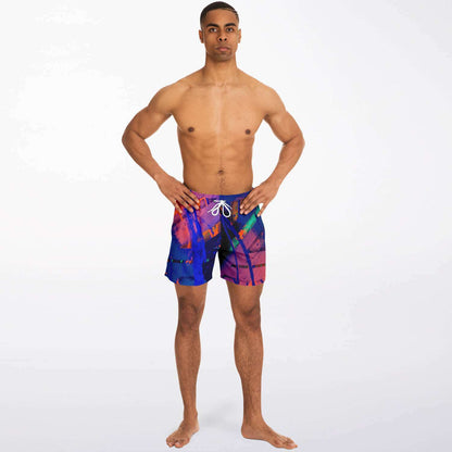 Gavin Scott Square Cut Swim Trunks (Masc XS-3XL)