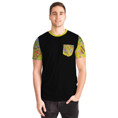 Gavin Scott Splash of Color Pocket Tee (Genderless XS-4XL)