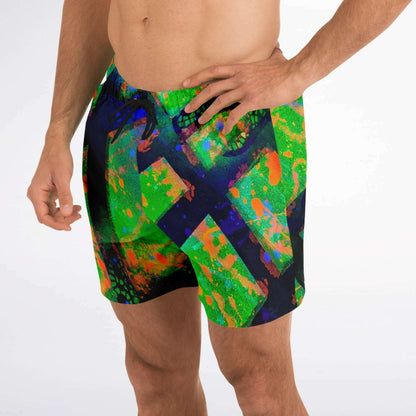 Gavin Scott Square Cut Swim Trunks (Masc XS-3XL)