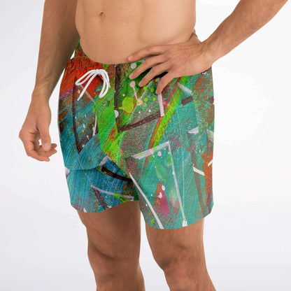 Gavin Scott Square Cut Swim Trunks (Masc XS-3XL)