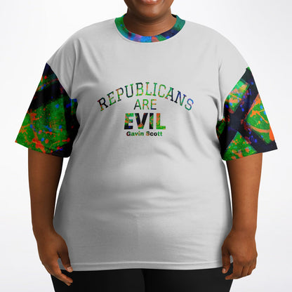 Gavin Scott REPUBLICANS ARE EVIL Tee (Genderless 2XL-6XL)