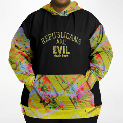 Gavin Scott "REPUBLICANS ARE EVIL" Pullover Hoodie (Genderless 2XL-6XL)