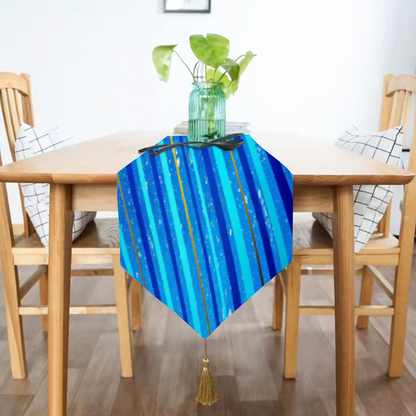 Gavin Scott Double-Sided Table Runner with Tassel Pendants