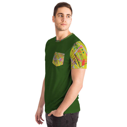 Gavin Scott Splash of Color Pocket Tee (Genderless XS-4XL)