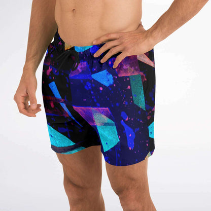 Gavin Scott Square Cut Swim Trunks (Masc XS-3XL)