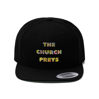 Gavin Scott "THE CHURCH PREYS" Flat Bill Hat