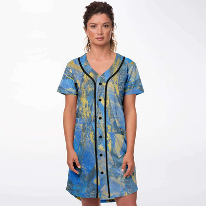 Gavin Scott Baseball Jersey Dress (Femme XS-3XL)