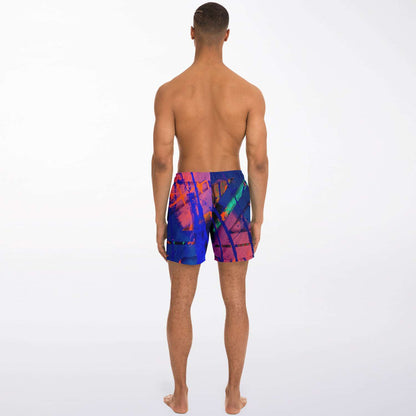 Gavin Scott Square Cut Swim Trunks (Masc XS-3XL)