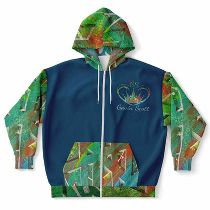 Gavin Scott REPUBLICANS ARE EVIL Zip-up Hoodie (Genderless 2XL-6XL)