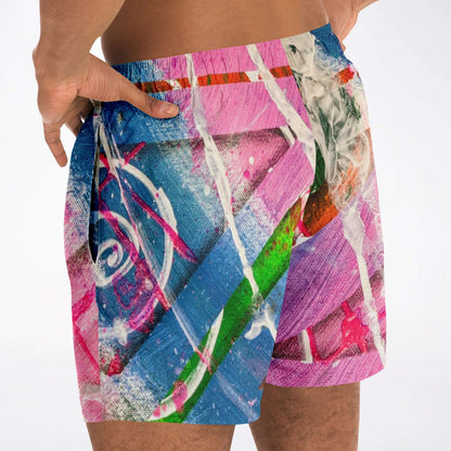 Gavin Scott Square Cut Swim Trunks (Masc XS-3XL)
