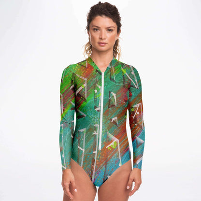 Gavin Scott Long Sleeve Festival Catsuit w/UPF 50+  (Femme XS-XL)