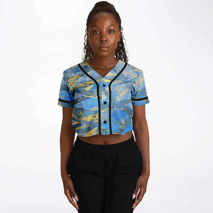 Gavin Scott Cropped Baseball Jersey (Femme XS-XL)
