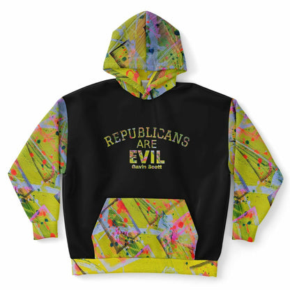 Gavin Scott "REPUBLICANS ARE EVIL" Pullover Hoodie (Genderless 2XL-6XL)