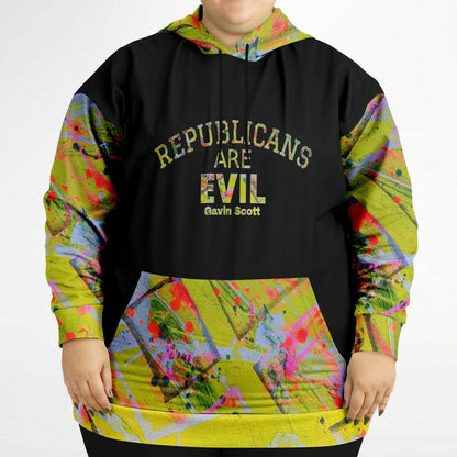 Gavin Scott "REPUBLICANS ARE EVIL" Pullover Hoodie (Genderless 2XL-6XL)