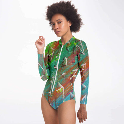 Gavin Scott Long Sleeve Festival Catsuit w/UPF 50+  (Femme XS-XL)