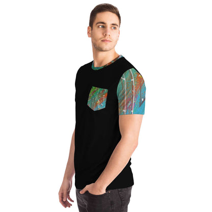 Gavin Scott Splash of Color Pocket Tee (Genderless XS-4XL)