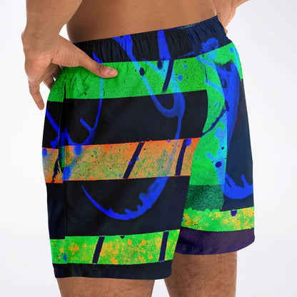 Gavin Scott Square Cut Swim Trunks (Masc XS-3XL)
