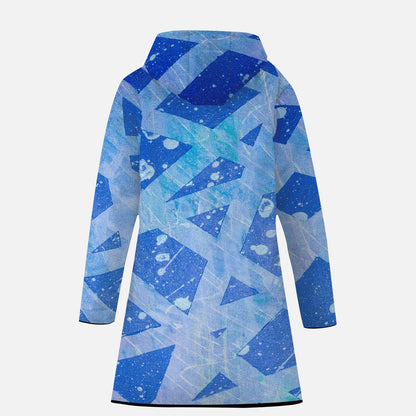 Gavin Scott Full Length Hooded Puffer Coat - White Lining (Genderless XXS-4XL)