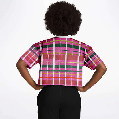 Gavin Scott Cropped Football Jersey w/White Collar (Femme XS-XL)