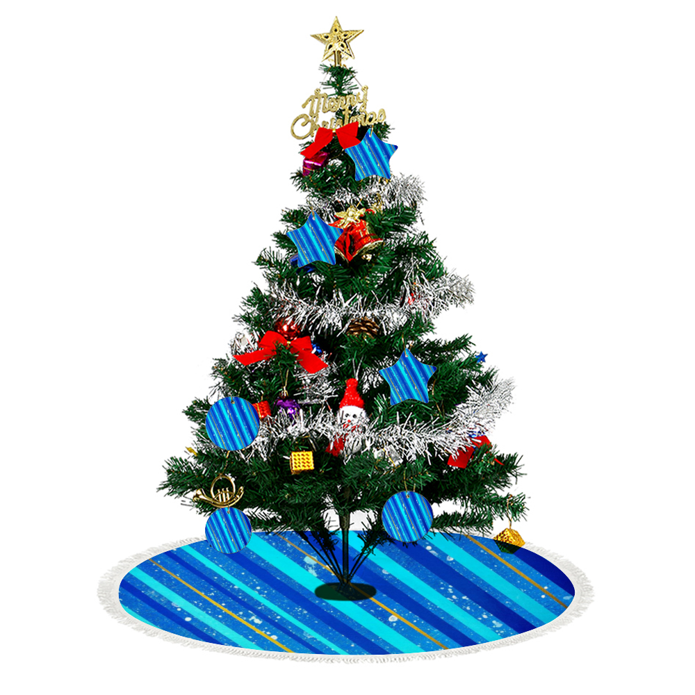 Gavin Scott Tree Skirt & Ceramic Ornaments Set