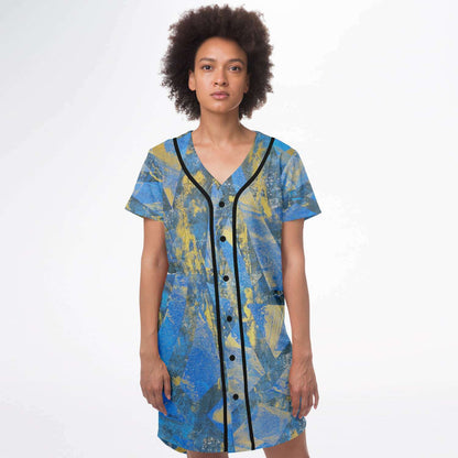 Gavin Scott Baseball Jersey Dress (Femme XS-3XL)