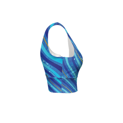 Gavin Scott Longline V-Shape-Back Sports Bra-Butter Soft Texture