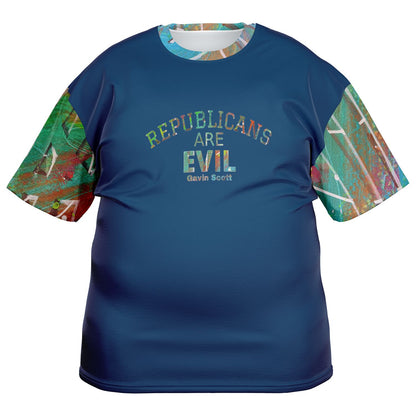 Gavin Scott REPUBLICANS ARE EVIL Tee (Genderless 2XL-6XL)