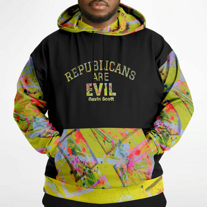 Gavin Scott "REPUBLICANS ARE EVIL" Pullover Hoodie (Genderless 2XL-6XL)
