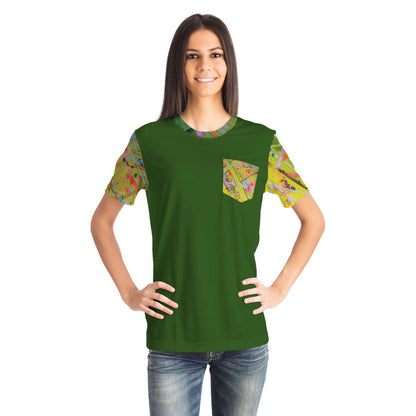 Gavin Scott Splash of Color Pocket Tee (Genderless XS-4XL)