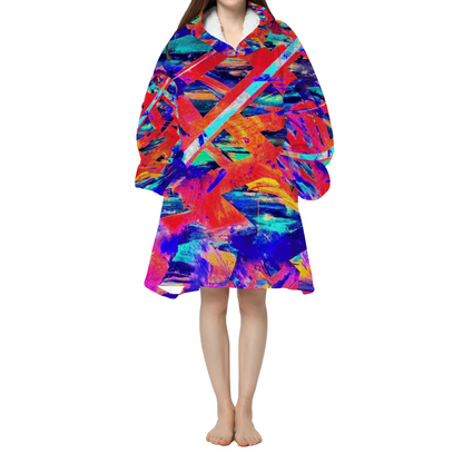 Gavin Scott Oversized Funky Faux Fur Pullover Hoodie (Genderless S-3XL)