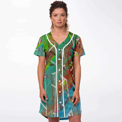Gavin Scott Baseball Jersey Dress (Femme XS-4XL)