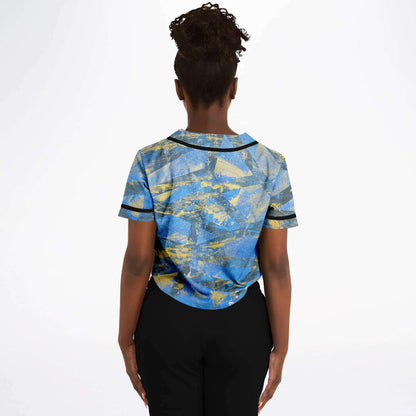 Gavin Scott Cropped Baseball Jersey (Femme XS-XL)