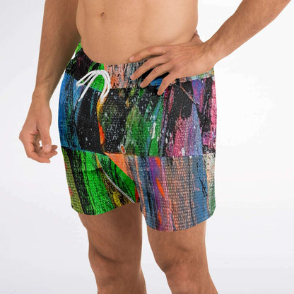 Gavin Scott Square Cut Swim Trunks (Masc XS-3XL)