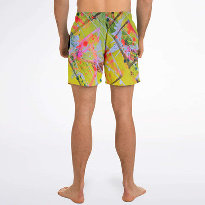 Gavin Scott Square Cut Swim Trunks (Masc XS-3XL)
