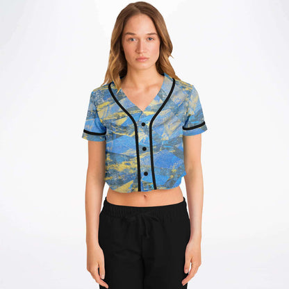 Gavin Scott Cropped Baseball Jersey (Femme XS-XL)