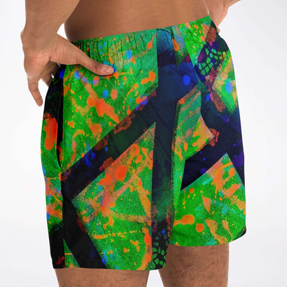 Gavin Scott Square Cut Swim Trunks (Masc XS-3XL)