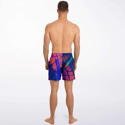 Gavin Scott Square Cut Swim Trunks (Masc XS-3XL)