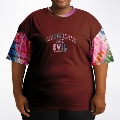 Gavin Scott REPUBLICANS ARE EVIL Tee (Genderless 2XL-6XL)