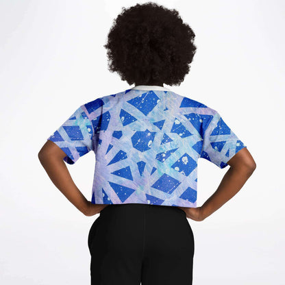 Gavin Scott Cropped Football Jersey w/White Collar (Femme XS-XL)