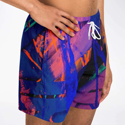 Gavin Scott Square Cut Swim Trunks (Masc XS-3XL)