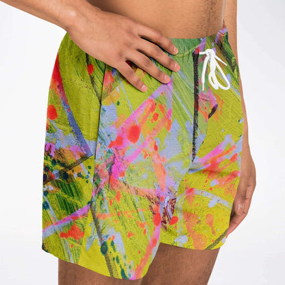 Gavin Scott Square Cut Swim Trunks (Masc XS-3XL)
