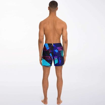 Gavin Scott Square Cut Swim Trunks (Masc XS-3XL)