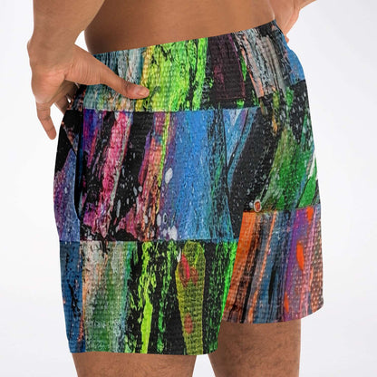 Gavin Scott Square Cut Swim Trunks (Masc XS-3XL)